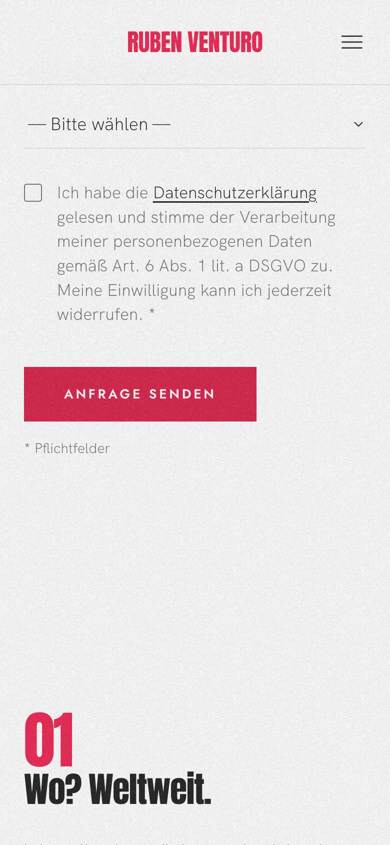 Ruben Venturo: mobile Ansicht 4